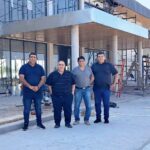 El intendente Álvarez recorrió la obra de la nueva terminal de ómnibus de Beltrán