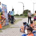 Niños de los jardines municipales participaron de una charla sobre normas de tránsito