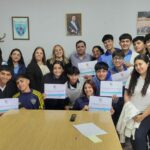 El intendente Daniel Ruiz recibió a los alumnos finalistas del Intercolegial de Teatro 2024