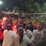 Los vecinos de La Cañada recibieron el 132° aniversario con una emotiva vigilia