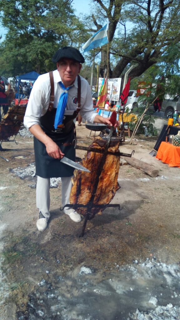 Especialista en técnicas tradicionales como el asado a la estaca