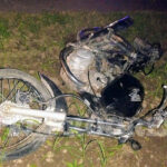 Derrapó con su moto y terminó en el Hospital de Forres