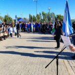 Día de la Bandera: La figura de Manuel Belgrano convocó a la comunidad de Fernández en el Paseo del Agro