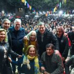 La intendente Fuentes acompañó al gobernador Zamora en la vigilia por la Marcha de los Bombos