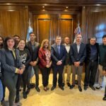 Candidatos de la colectora Frente Convocatoria Social que apoyan a Buga Formini fueron recibidos por el gobernador Zamora