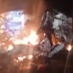 Garza: cayó una avioneta, se incendió y testigos vieron a tres hombres huir del lugar