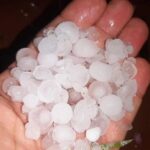 Lluvia y granizo sorprendió a los pobladores de la zona de Fernández