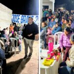 El candidato José Bravo recorre barrios y parajes de Beltrán llevando su propuesta lectoral