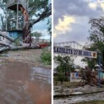 Fuerte temporal que azotó el interior de Santiago del Estero