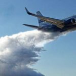 El avión hidrante de Santiago del Estero participó en un operativo interprovincial de combate contra incendios forestales