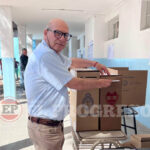 Elecciones en Beltrán: Victorio Formini emitió su voto en la escuela Remigio Carol