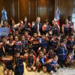 Alumnos del Jardín “Grillitos” presentaron su proyecto ganador al gobernador Zamora