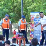 Transito realizó una charla sobre Seguridad Vial en la Colonia de Vacaciones