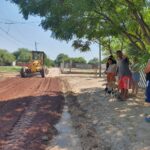 Realizan la mejora Integral de Calles en el Barrio Santa Rita