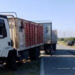 Violento choque frontal entre un camión y un auto