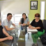 Iturre mantuvo una reunión con miembros de la Comisión Directiva del Club Amigos