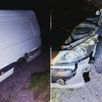 Susto en la Ruta 34: A una combi se le desprendieron las ruedas e impactaron contra un auto