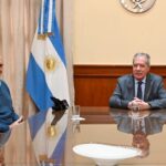 El Gobernador Elías Suárez recibió en Casa de Gobierno al Dr. Agustín Salvia
