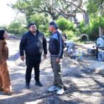 Fernández: Avanzan las obras de cordón cuneta en la prolongación norte de la Avenida San Martín