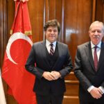En una visita protocolar en Casa de Gobierno el gobernador Elías Suárez recibió al embajador de la República de Turquía