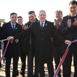 Elías Suárez inauguró una planta potabilizadora de agua en Vaca Human y entregó viviendas sociales