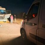 Choque entre dos camiones dejó un conductor herido a 20 kilómetros de Añatuya