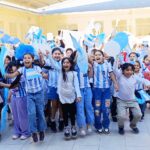 Garza ya late al ritmo del Mundial: el Municipio entrega fixtures en las escuelas