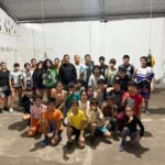 Estación Taboada: el comisionado Daniel Mansilla acompañó a atletas de Kick Boxing y Taekwondo