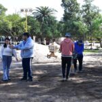 Inició la obra de remodelación de la histórica Plaza Mitre: la Intendente Yanina Iturre supervisó los primeros trabajos