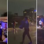 Volcó un camión con productos lácteos en la autopista Rosario-Córdoba y vecinos se llevaron la carga