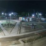 Colonia El Simbolar mejora la plazoleta El Buen Pastor con nuevos juegos, iluminación y monitoreo