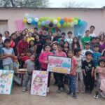Jóvenes del Rotaract de Fernández llevaron una jornada de alegría a los niños de El Quemao