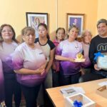Emotivo reconocimiento de las clases de zumba al comisionado municipal Daniel Mansilla en Estación Taboada